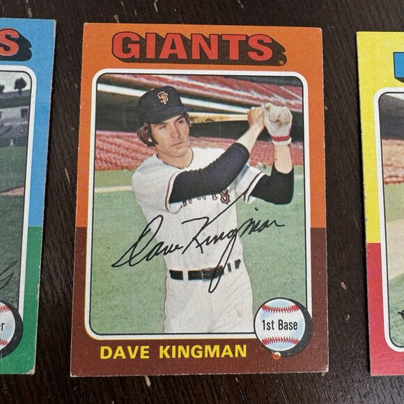 1975 Topps Baseball 12 Card Lot w Dave Kingman Pedro Garcia Tim Foli Jim Bibby - Picture 11 of 12